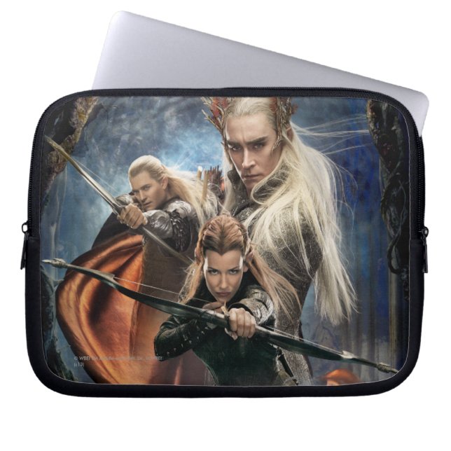 LEGOLAS GREENLEAF™, TAURIEL™ und Thranduil Laptopschutzhülle (Vorderseite)