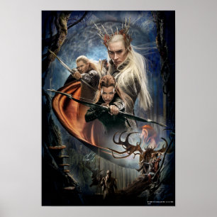 LEGOLAS GREENLEAF™, TAURIEL™ und Thranduil Poster