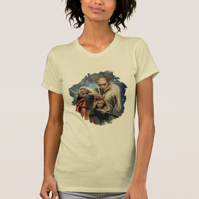 LEGOLAS GREENLEAF™, TAURIEL™ und Thranduil T-Shirt (Vorderseite)