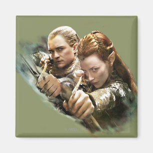 LEGOLAS GREENLEAF™ und TAURIEL™ Graphic Magnet
