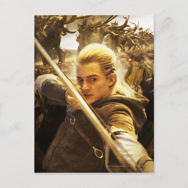LEGOLAS GREENLEAF™ Zeichne seinen Bogen Postkarte (Vorderseite)