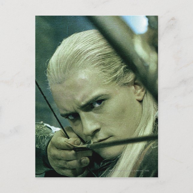 LEGOLAS GREENLEAF™ Zeichnend Bow Postkarte (Vorderseite)