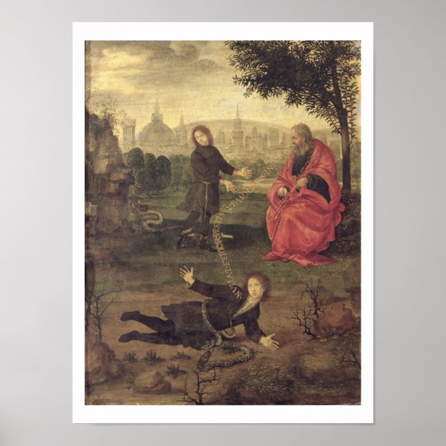 Legory, c.1485-90 (Öl auf Tafel) Poster (Vorne)