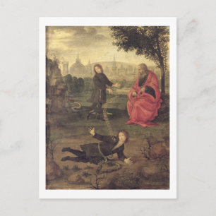 Legory, c.1485-90 (Öl auf Tafel) Postkarte