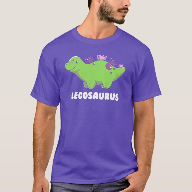 Legosaurus Dinosaur family girl T-Shirt (Vorderseite)