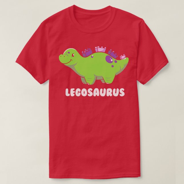 Legosaurus Dinosaur Kids von Tobe Fonseca T-Shirt (Design vorne)