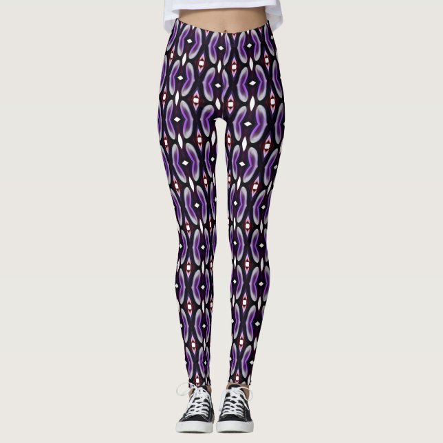 Legs Alive: Einzigartig Gemusterte Leggings Galore (Vorderseite)