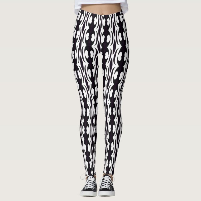 Legs Alive: Einzigartig Gemusterte Leggings Galore (Vorderseite)