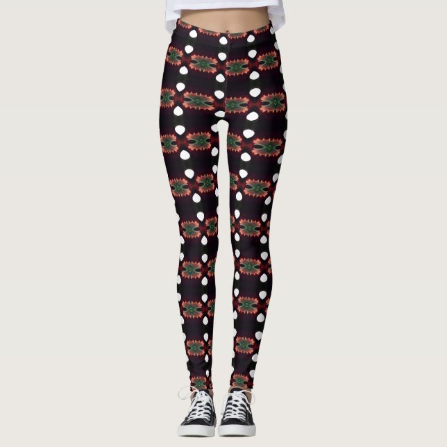 Legs Alive: Einzigartig Gemusterte Leggings Galore (Vorderseite)