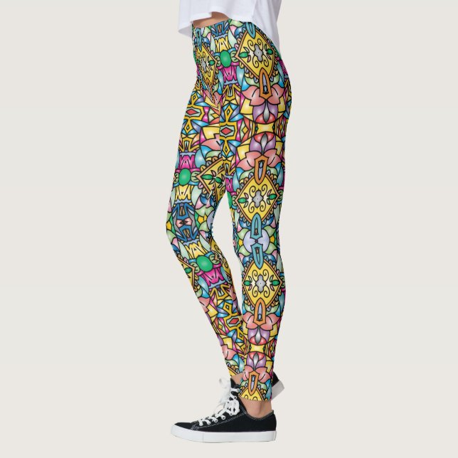 Legs Alive: Einzigartig Gemusterte Leggings Galore (Links)