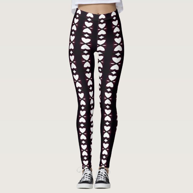 Legs Alive: Einzigartig Gemusterte Leggings Galore (Vorderseite)