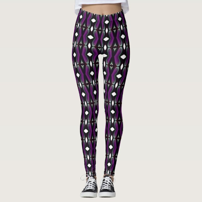Legs Alive: Einzigartig Gemusterte Leggings Galore (Vorderseite)