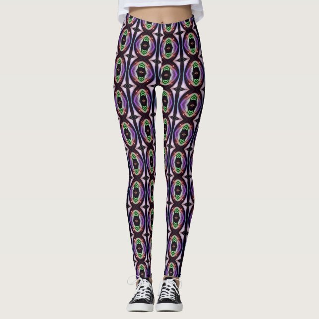 Legs Alive: Einzigartig Gemusterte Leggings Galore (Vorderseite)