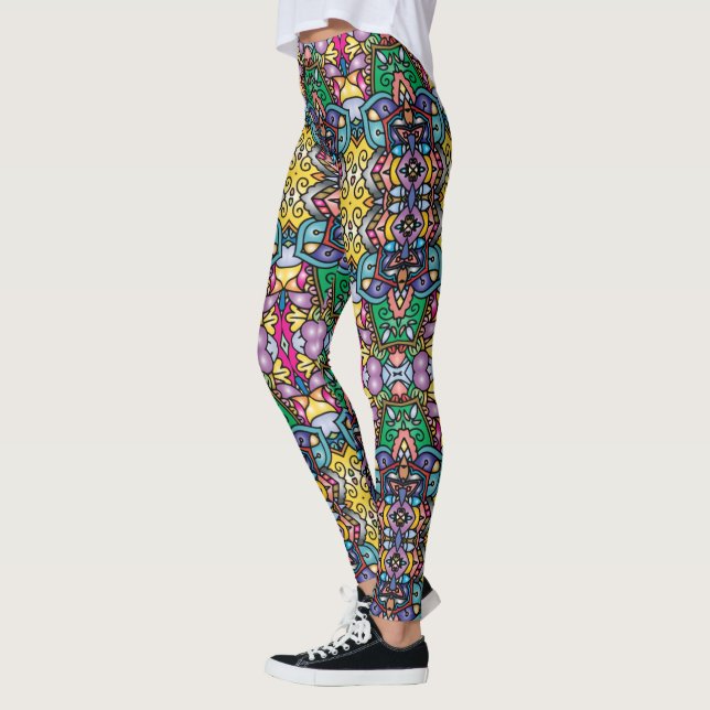 Legs Alive: Einzigartig Gemusterte Leggings Galore (Links)