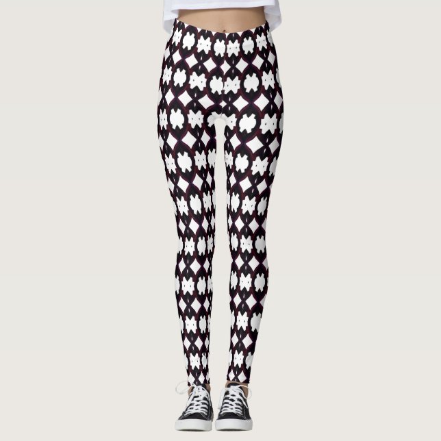 Legs Alive: Einzigartig Gemusterte Leggings Galore (Vorderseite)