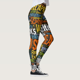 "Legs, die sprechen: Leggings für benutzerdefinier