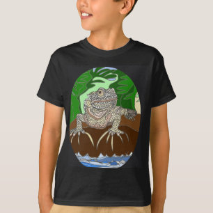 Leguan auf einem Felsen T-Shirt