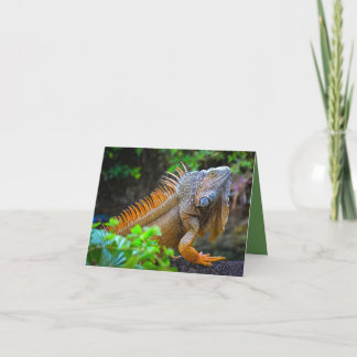 "Leguan" Dankeskarte