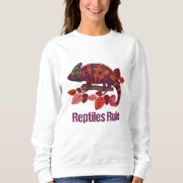 Leguan-Eidechse, Reptil-Regel-Frauen Sweatshirt