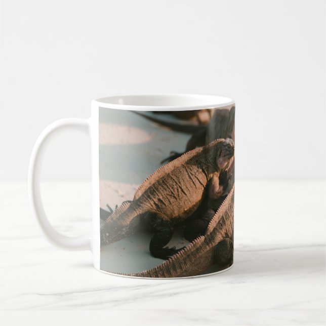 Leguan-Insel Kaffeetasse (Links)