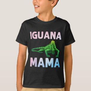 Leguan-Kunst für Mütter Mädchen Frauen Echse Repti T-Shirt