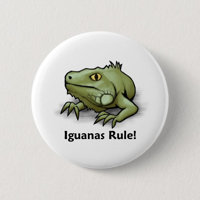 Leguan-Regel! Button (Vorderseite)