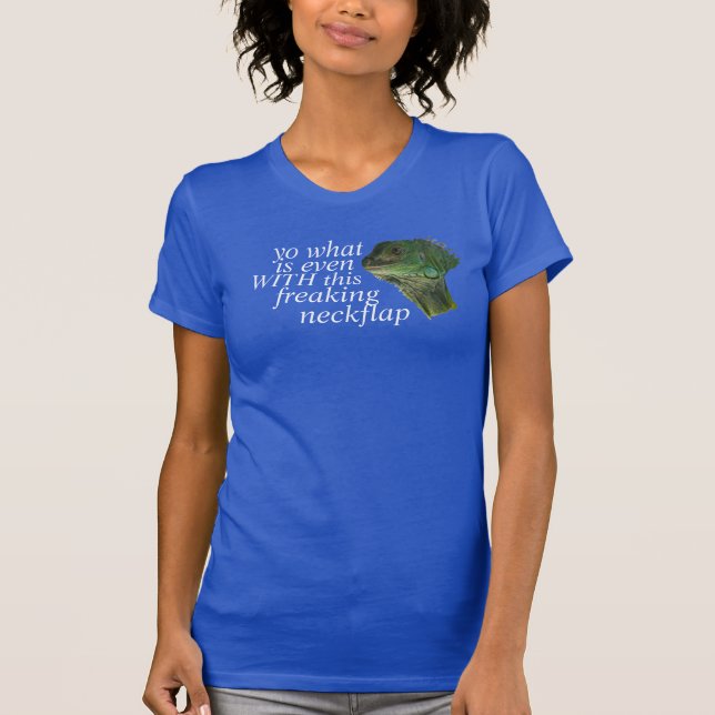 Leguan-Shirt T-Shirt (Vorderseite)