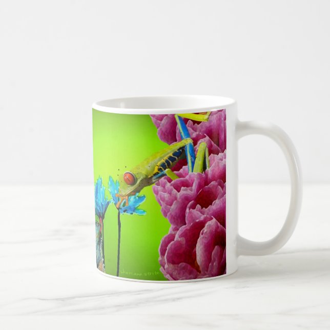 Leguan u. Frosch Kaffeetasse (Rechts)