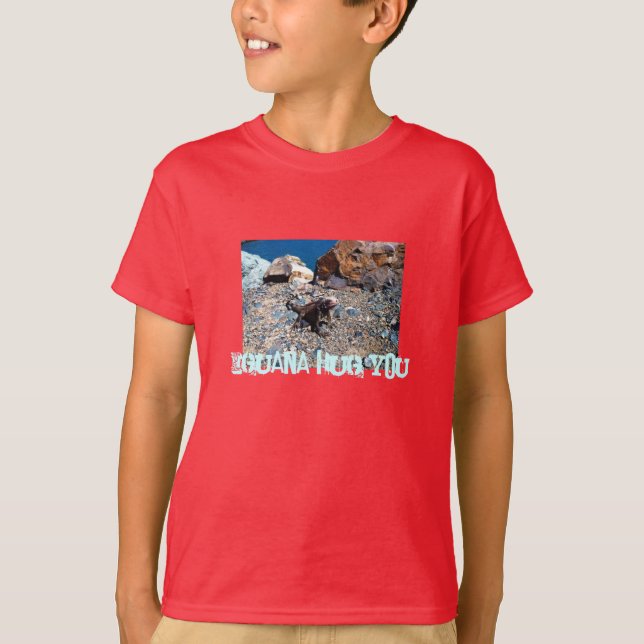 Leguan-Umarmung Sie Shirt (Vorderseite)