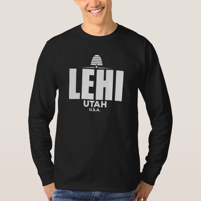 Lehi Utah Retro Vintage T-Shirt (Vorderseite)