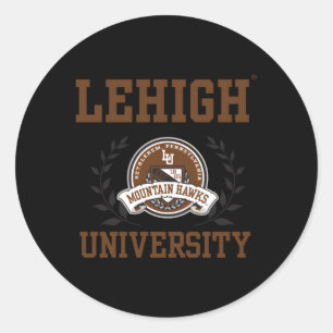 Lehigh Mountain Hawks Laurels Runder Aufkleber