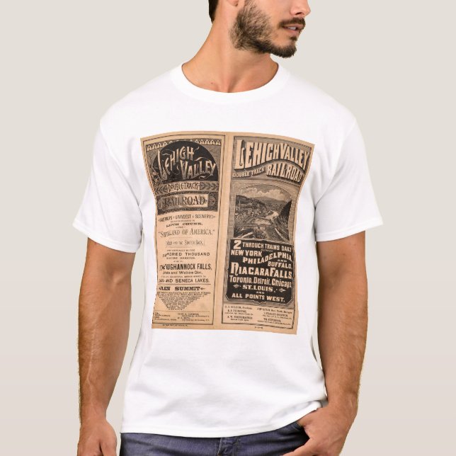 Lehigh Tal-Eisenbahn T-Shirt (Vorderseite)
