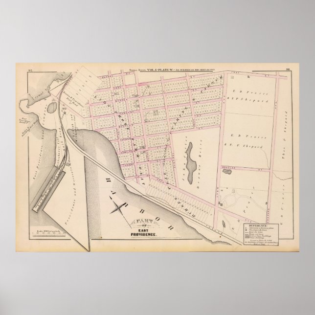 Lehigh und Wilkesbarre Coal Company, Wharf Atlas Poster (Vorne)