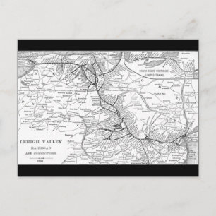 Lehigh Valley Railroad Karte 1903