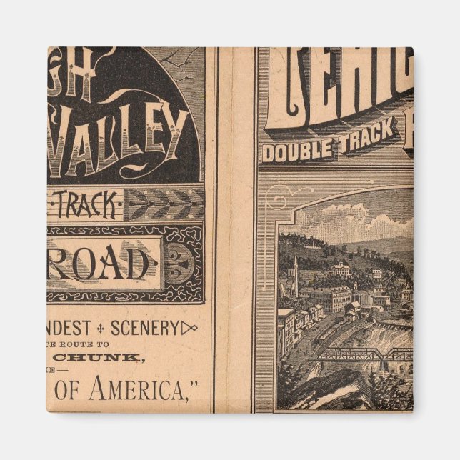 Lehigh Valley Railway Magnet (Vorne)