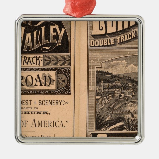Lehigh Valley Railway Ornament Aus Metall (Vorne)