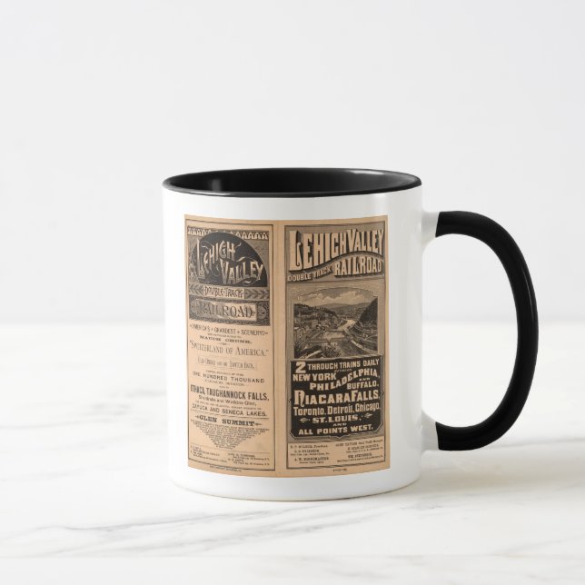 Lehigh Valley Railway Tasse (Rechts)