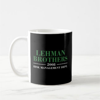 Lehman Brothers 2008 Risk Management Dept Kaffeetasse