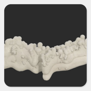 LehmConcretion Quadratischer Aufkleber