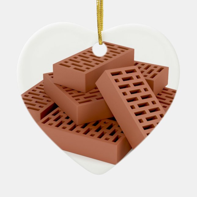 Lehmziegelsteine Keramik Ornament (Vorne)