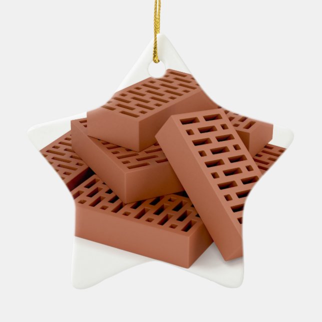 Lehmziegelsteine Keramik Ornament (Vorne)