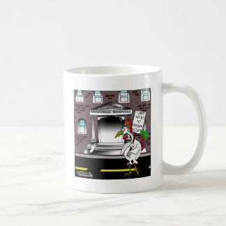 Lehnen Sie einfach Hühnersuppe ab Tasse