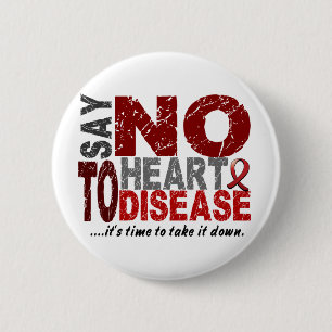 Lehnen Sie Herz-Krankheit 1 ab Button
