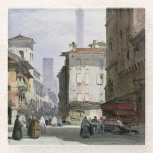 Lehnender Turm, Bologna Glasuntersetzer