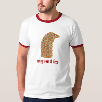 lehnender Turm der Pizza T-Shirt