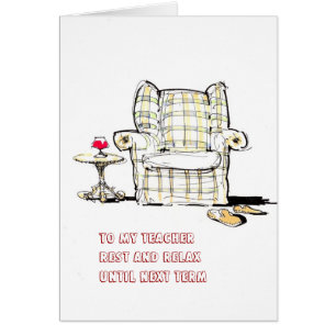 Lehnsessel zu meiner Lehrer-Erholung, entspannen