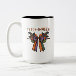 Lehr-O-Ween-Tasse Zweifarbige Tasse