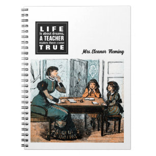 Lehrangebot   Vintages Kunstgeschenk Notizblock