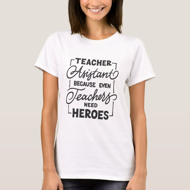 Lehrassistent T-Shirt (Vorderseite)