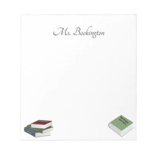 Lehrbücher Notizblock